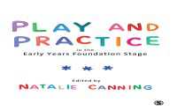 幼児教育における遊びと実践<br>Play and Practice in the Early Years Foundation Stage