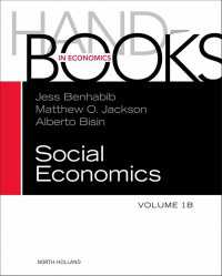 社会経済学ハンドブック（第１巻Ｂ）<br>Handbook of Social Economics
