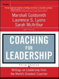 リーダーのためのコーチング（第３版）<br>Coaching for Leadership : Writings on Leadership from the World's Greatest Coaches（3）