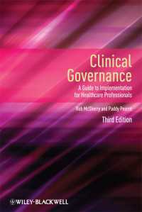 Clinical Governance : A Guide to Implementation for Healthcare Professionals（3）