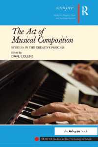 作曲の心理学<br>The Act of Musical Composition : Studies in the Creative Process