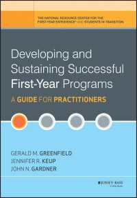 Developing and Sustaining Successful First-Year Programs : A Guide for Practitioners