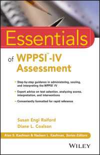 Essentials of WPPSI-IV Assessment