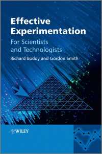 科学者と技術者のための効果的な実験<br>Effective Experimentation : For Scientists and Technologists