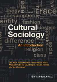 文化社会学入門<br>Cultural Sociology : An Introduction