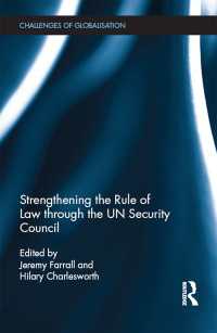国連安保理による法の支配の強化<br>Strengthening the Rule of Law through the UN Security Council