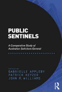 Public Sentinels : A Comparative Study of Australian Solicitors-General