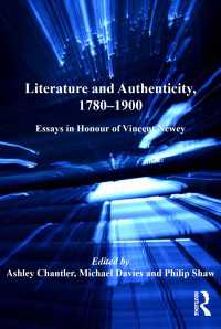 Literature and Authenticity, 1780–1900 : Essays in Honour of Vincent Newey