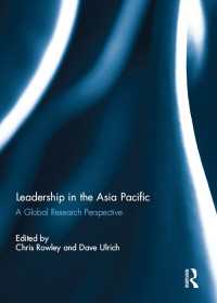 Leadership in the Asia Pacific : A Global Research Perspective