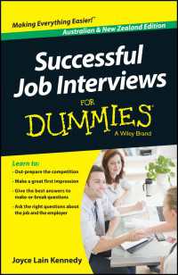 Successful Job Interviews For Dummies - Australia / NZ〈Australian and New Zealand Edi〉
