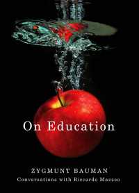 バウマンの教育論：対話<br>On Education : Conversations with Riccardo Mazzeo