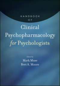 心理学者のための精神薬理学ハンドブック<br>Handbook of Clinical Psychopharmacology for Psychologists