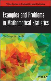 事例と問題で学ぶ数理統計学<br>Examples and Problems in Mathematical Statistics
