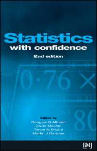 Statistics with Confidence : Confidence Intervals and Statistical Guidelines（2）