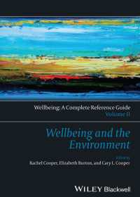 Wellbeing: A Complete Reference Guide, Wellbeing and the Environment〈Volume II〉