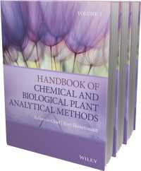 植物の化学・生物学的分析法ハンドブック（全３巻）<br>Handbook of Chemical and Biological Plant Analytical Methods