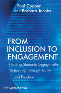 障害児教育：インクルージョンからエンゲージメントへ<br>From Inclusion to Engagement : Helping Students Engage with Schooling through Policy and Practice