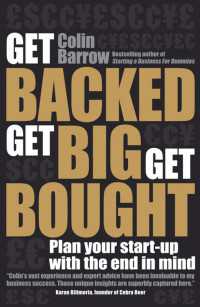 Get Backed, Get Big, Get Bought : Plan your start-up with the end in mind