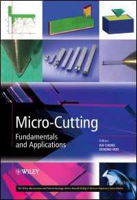 Micro-Cutting : Fundamentals and Applications
