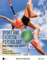 スポーツ・運動心理学（テキスト）<br>Sport and Exercise Psychology : Practitioner Case Studies
