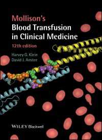 モリソン臨床輸血医学（第１２版）<br>Mollison's Blood Transfusion in Clinical Medicine（12）