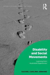Disability and Social Movements : Learning from Australian Experiences