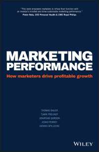 マーケティングのパフォーマンス<br>Marketing Performance : How Marketers Drive Profitable Growth