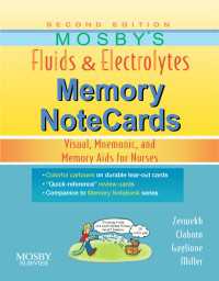 Mosby's Fluids & Electrolytes Memory NoteCards : Visual, Mnemonic, and Memory Aids for Nurses（2）