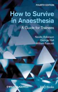 How to Survive in Anaesthesia : A Guide for Trainees（4）