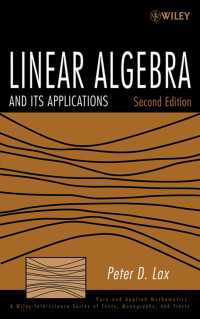 線形代数と応用（第２版）<br>Linear Algebra and Its Applications（2）