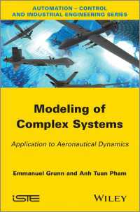 複雑系のモデル化と航空力学への応用<br>Modeling of Complex Systems : Application to Aeronautical Dynamics