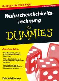 Wahrscheinlichkeitsrechnung für Dummies〈3. Auflage〉（3）