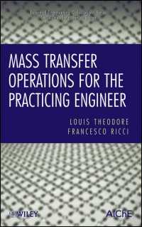 技術者のための物質移動の操作<br>Mass Transfer Operations for the Practicing Engineer