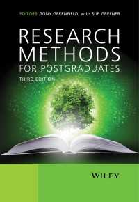 大学院生のための調査法（第３版）<br>Research Methods for Postgraduates（3）