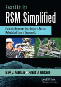 RSM Simplified : Optimizing Processes Using Response Surface Methods for Design of Experiments, Second Edition（2）