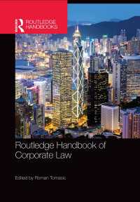 ラウトレッジ版　会社法ハンドブック<br>Routledge Handbook of Corporate Law