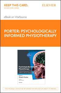 Psychologically Informed Physiotherapy E-Book : Psychologically Informed Physiotherapy E-Book