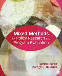 政策研究とプログラム評価のための混合研究法<br>Mixed Methods for Policy Research and Program Evaluation