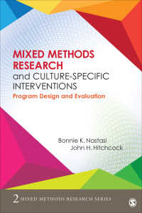 混合研究法と文化特異的介入<br>Mixed Methods Research and Culture-Specific Interventions : Program Design and Evaluation