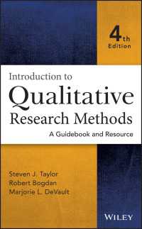 質的研究法入門（第４版）<br>Introduction to Qualitative Research Methods : A Guidebook and Resource（4）