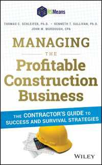 Managing the Profitable Construction Business : The Contractor's Guide to Success and Survival Strategies（2）