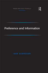 選好と情報<br>Preference and Information