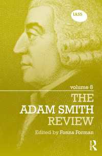 アダム・スミス年鑑（第８巻）<br>The Adam Smith Review Volume 8