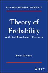 確率論：批判的導入的議論<br>Theory of Probability : A Critical Introductory Treatment