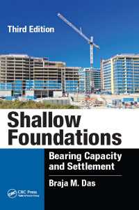 浅い基礎：支持力と沈下（第３版）<br>Shallow Foundations : Bearing Capacity and Settlement, Third Edition（3 NED）