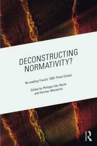 Deconstructing Normativity? : Re-reading Freud’s 1905 Three Essays