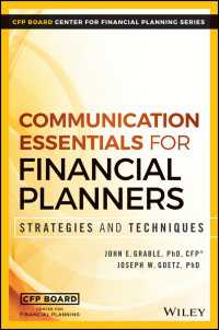 Communication Essentials for Financial Planners : Strategies and Techniques