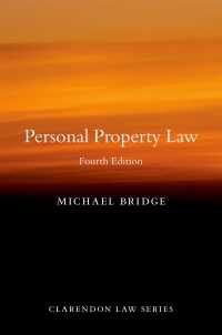 英国法上の人的財産権（第４版）<br>Personal Property Law（4）