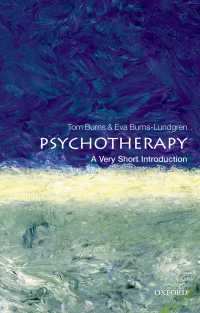 VSI精神療法<br>Psychotherapy: A Very Short Introduction
