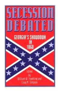 Secession Debated : Georgia's Showdown in 1860